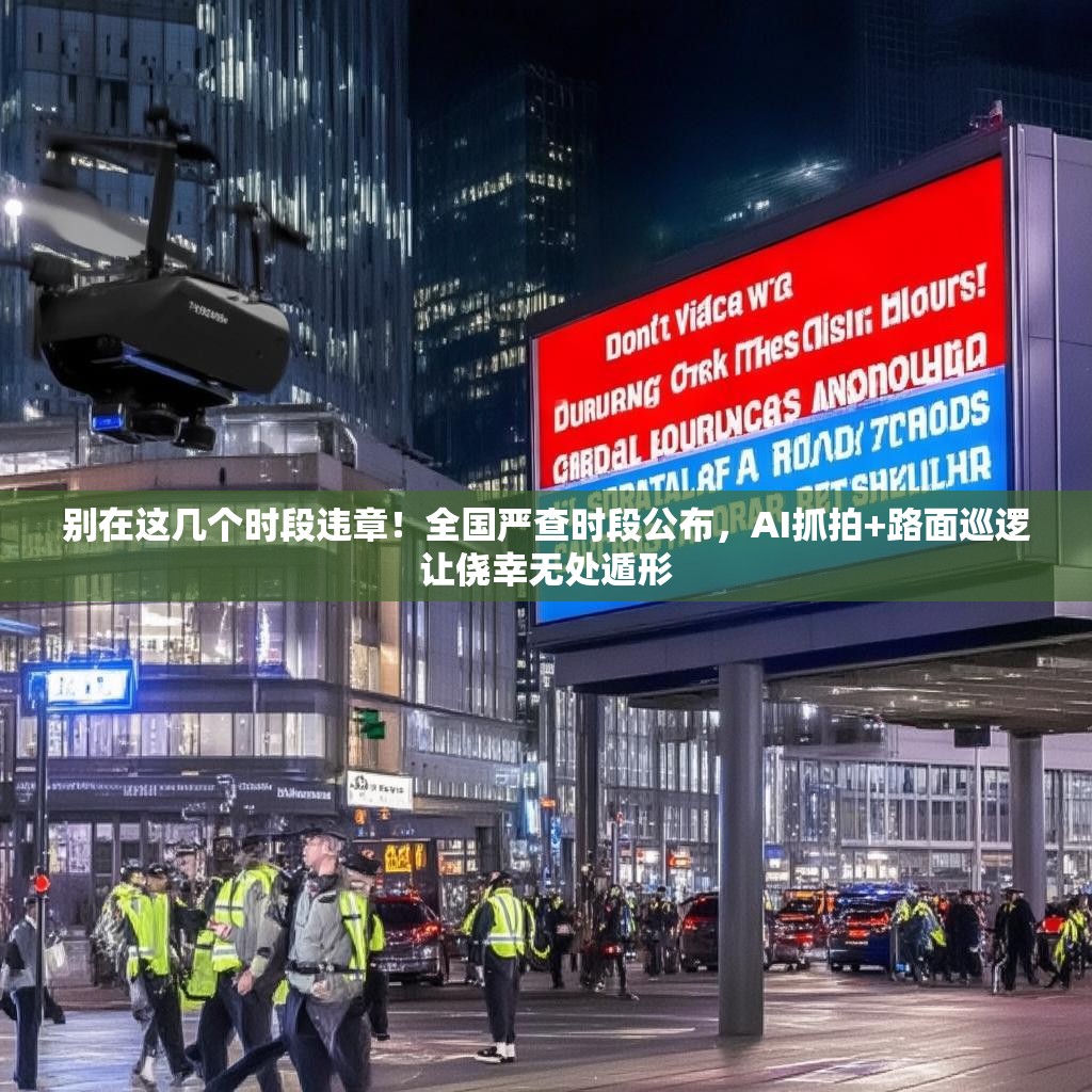 别在这几个时段违章！全国严查时段公布，AI抓拍+路面巡逻让侥幸无处遁形